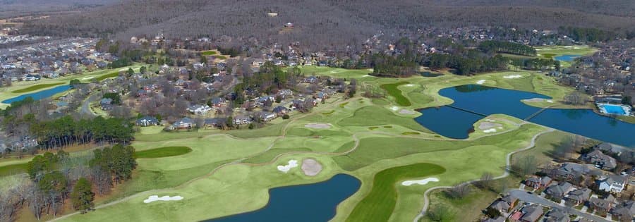 Appalachian foothills terrain near Hampton Cove, Alabama